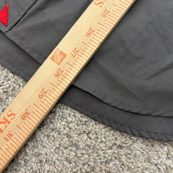 UNTUCKit Button Down Shirt Large Gray Slim Fit Cotton Long Sleeve Pocket - Picture 4 of 7